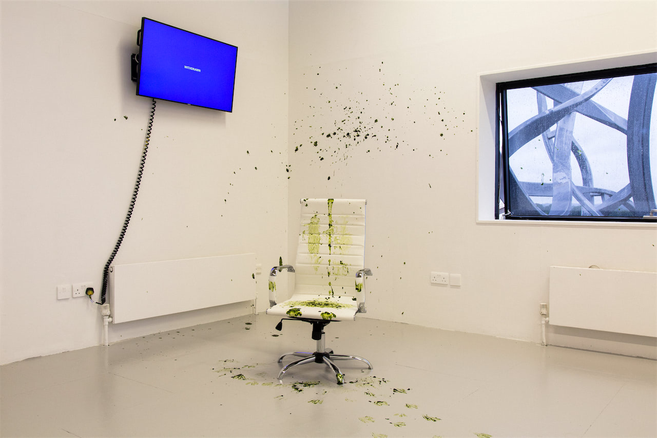 电视浪漫片的一个非自然现象，2020，装置细节图，图片归属于ajla yi